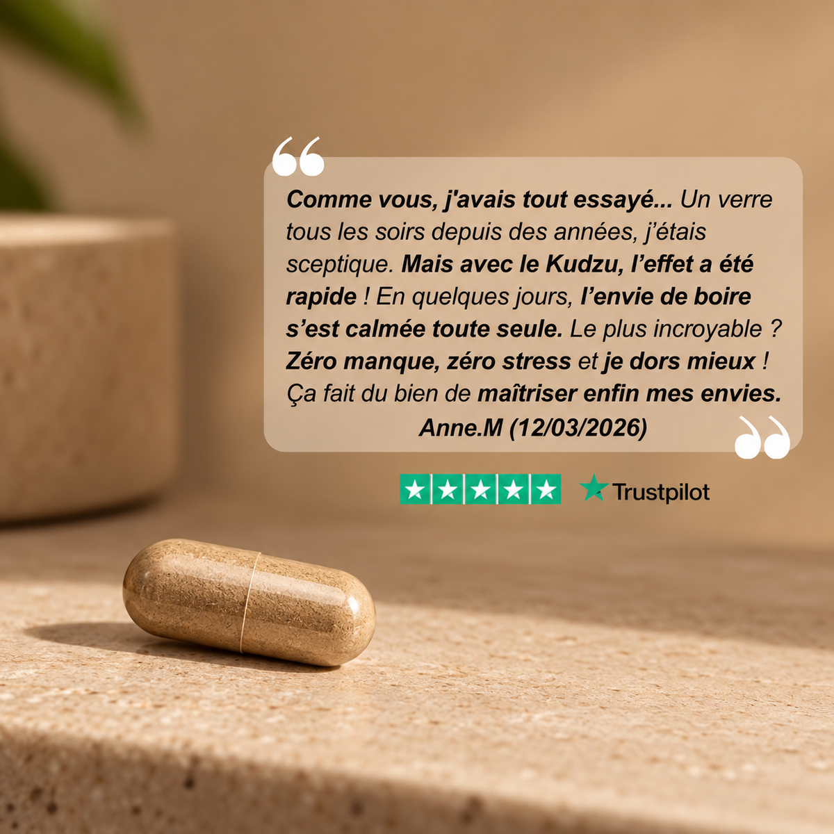 DOPAVIE 40 mg d’isoflavone Extrait de Kudzu - 100% Naturel